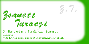 zsanett turoczi business card